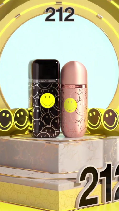 Carolina Herrera 212 VIP Black Smiley 微笑限量版男性淡香精