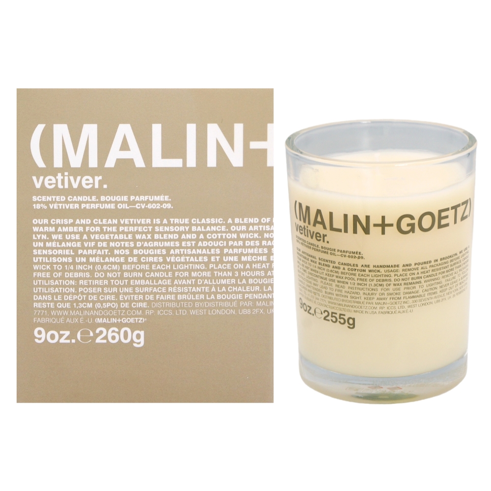 Malin+Goetz Vetiver 香根草香氛蠟燭