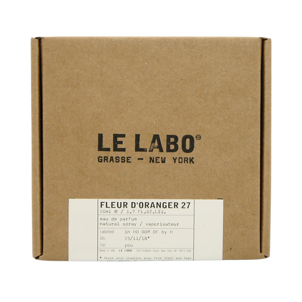 Le Labo Fleur d'Orange 27 橙花中性淡香精